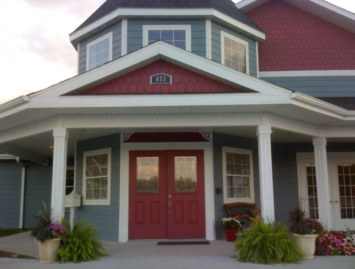 Front exterior of The Rose House facility