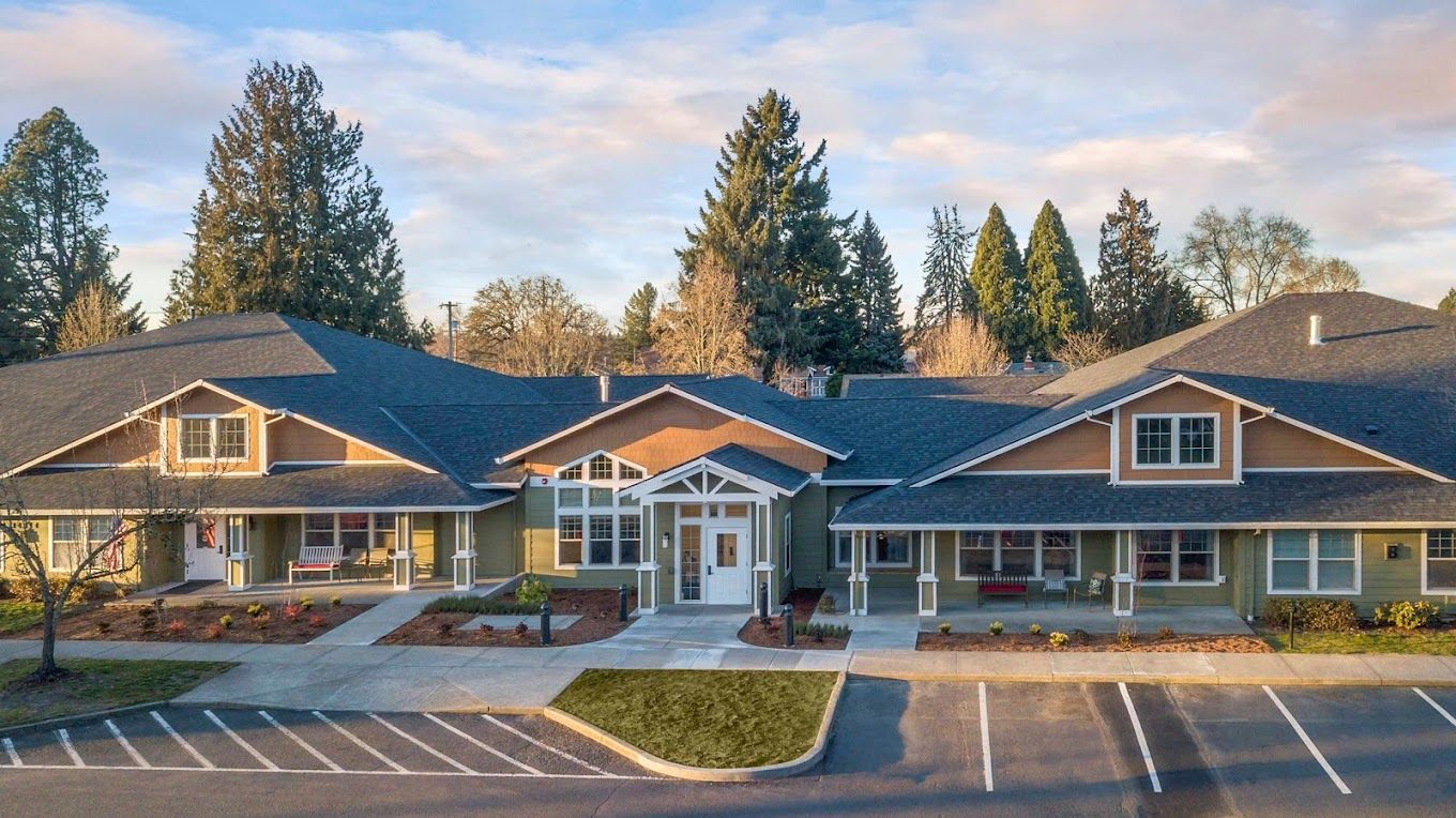 Exterior view of The Springs at Clackamas Woods building