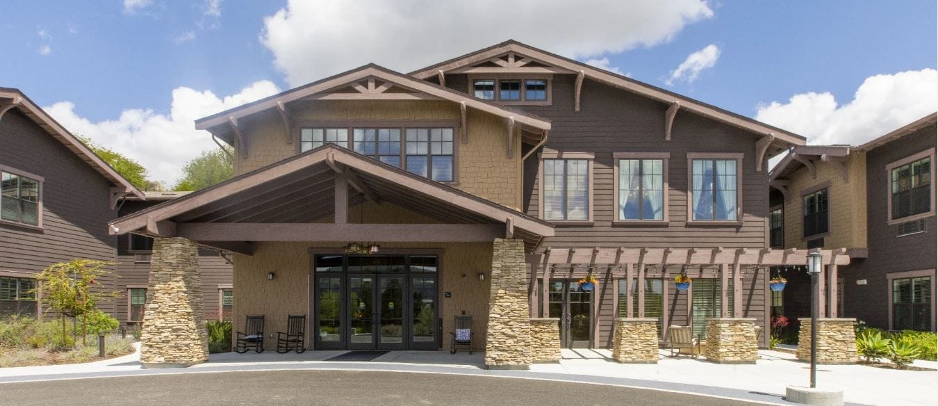 Exterior view of The Watermark at San Ramon entrance