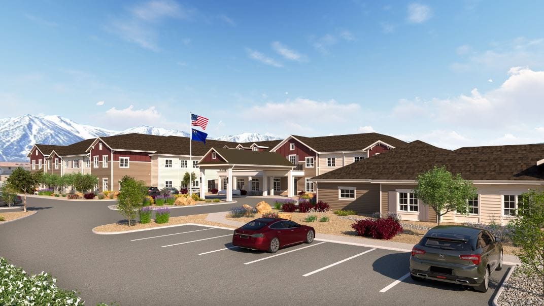 Exterior view of Valage Senior Living at Carson Valley
