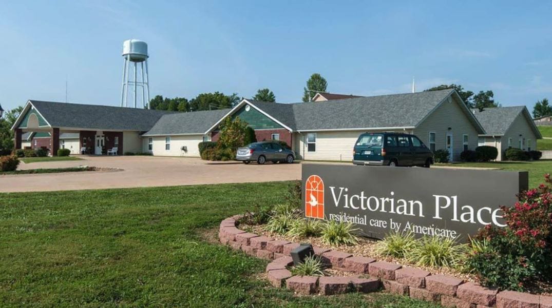 Exterior view of Victorian Place nursing home facility