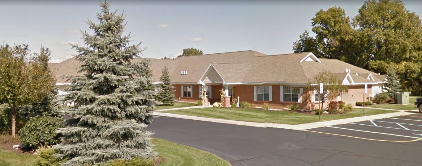 Exterior view of Woodlawn Meadows Assisted Living building