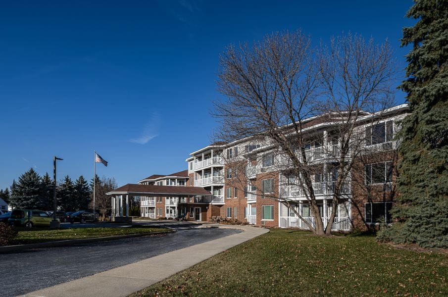 Exterior view of the Howard Village Senior Living facility