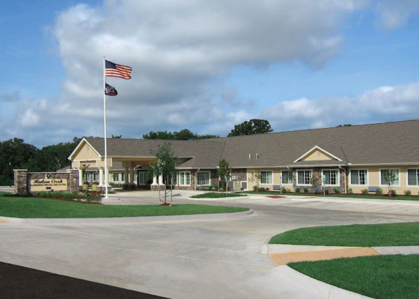 Exterior view of Hudson Creek Alzheimer’s Special Care Center
