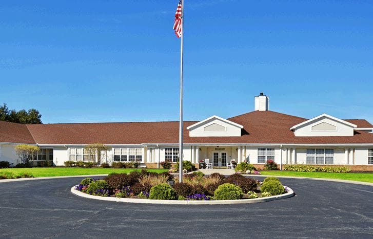 Exterior view of Kessler Estates Senior Living facility