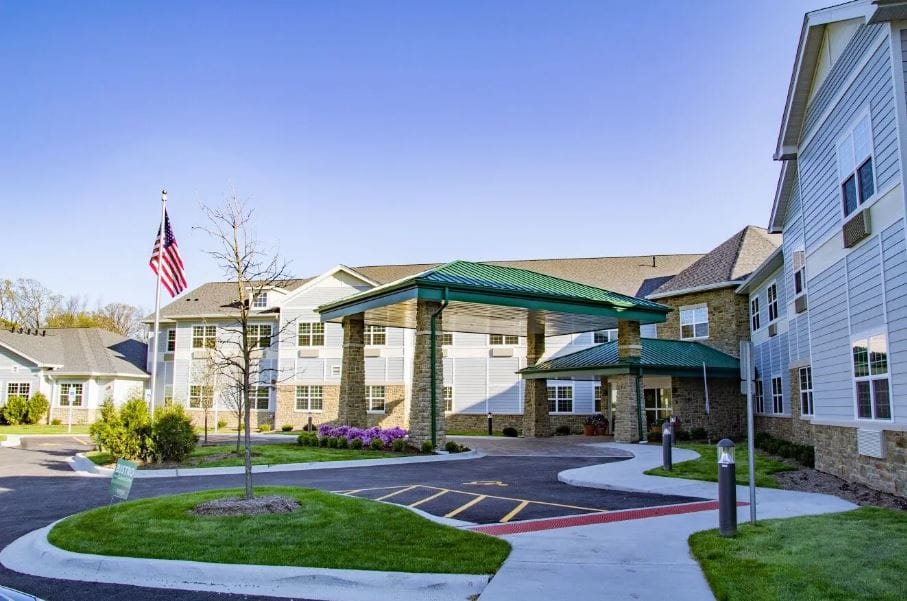 Exterior view of New Perspective Senior Living facility