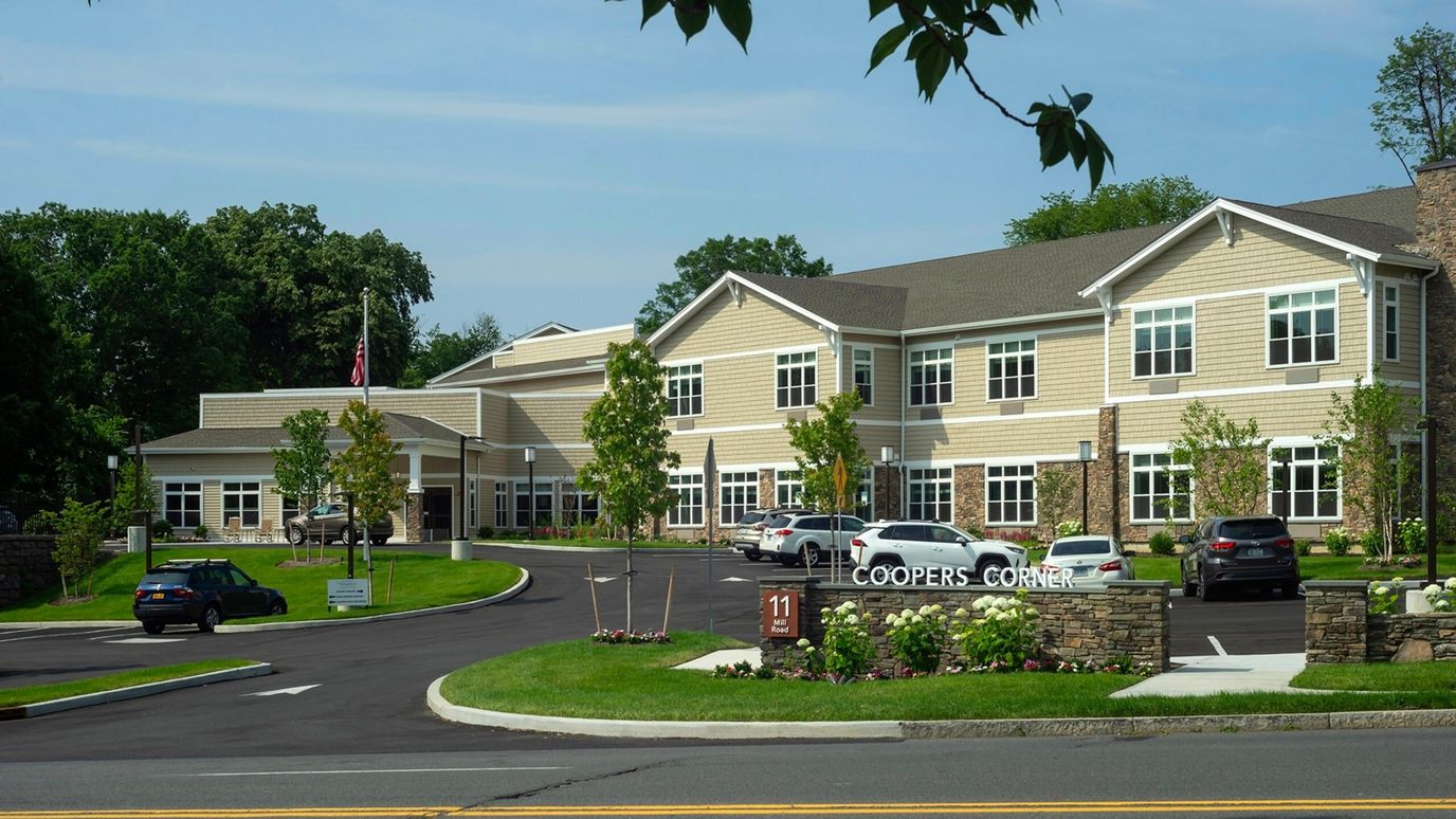 Exterior view of Cooper's Corner facility