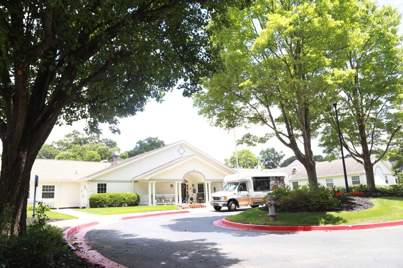 Exterior view of Peachtree Creek Memory Care facility