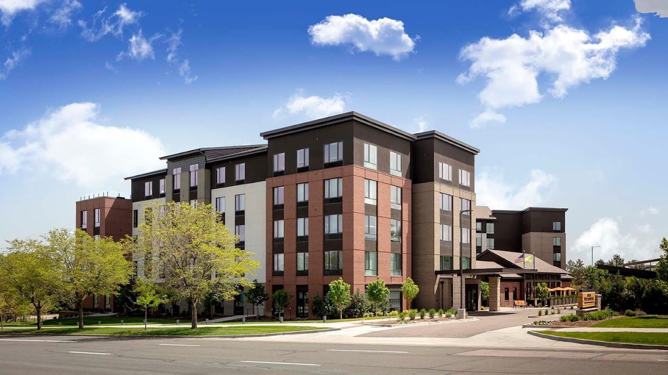 Exterior view of Hyland Hills Senior Living facility