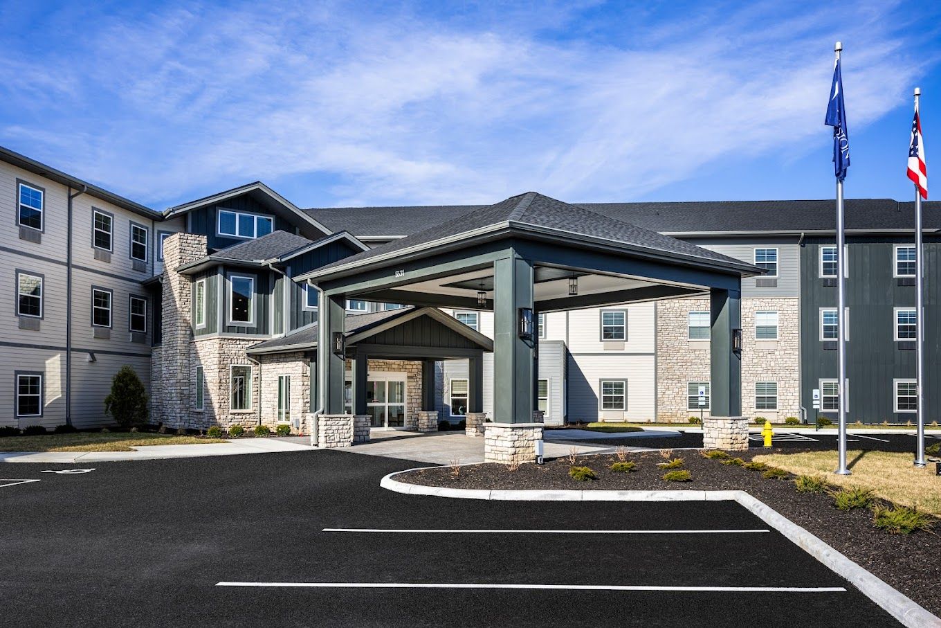 Front entrance of Provision Living at West Chester