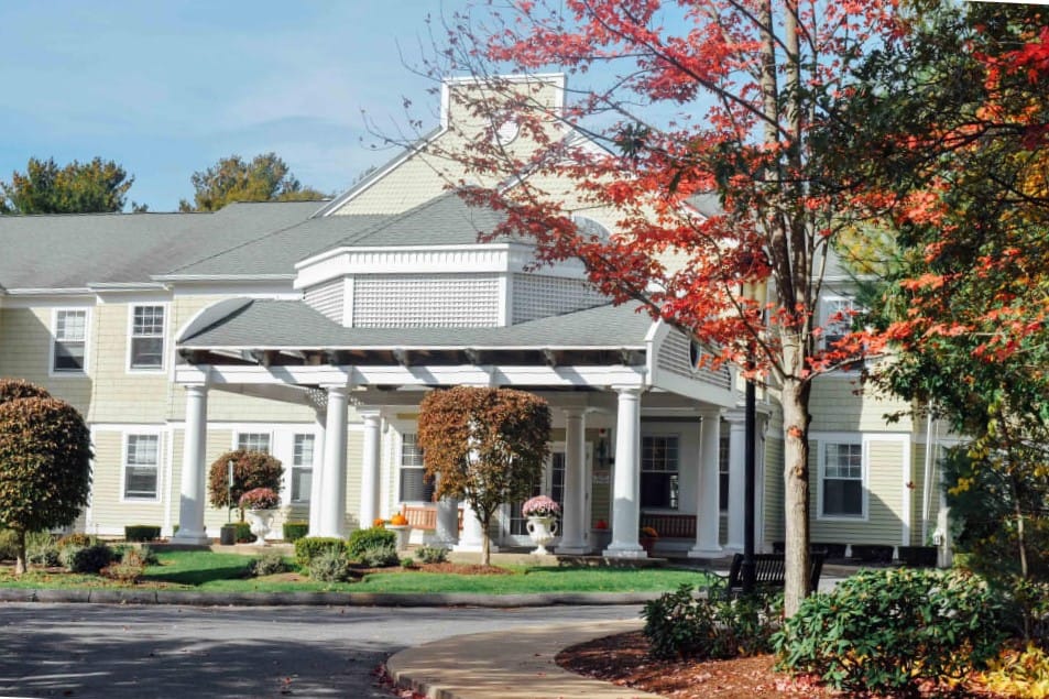 Exterior view of The Arbors at Taunton facility