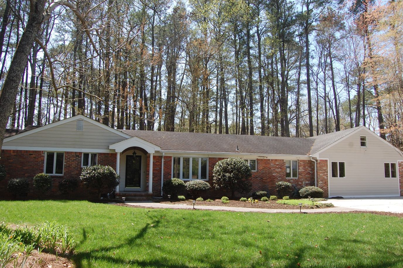 Exterior view of a single-story assisted living facility