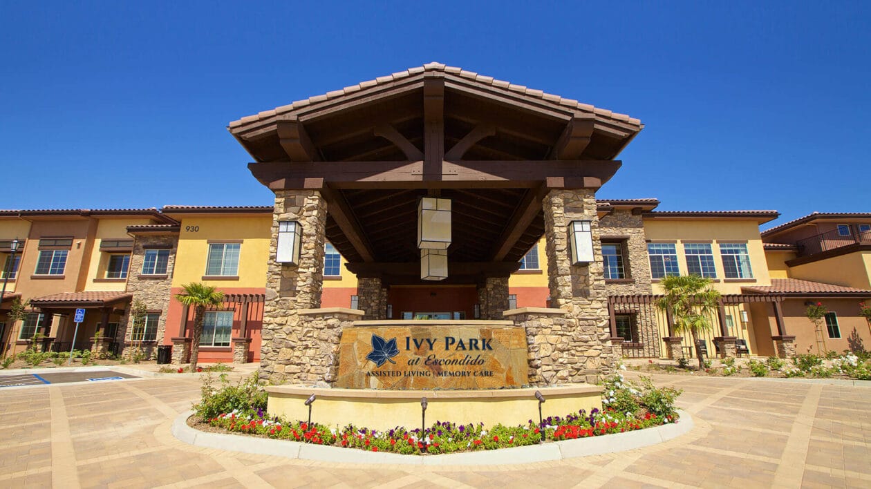 Exterior view of Ivy Park assisted living facility
