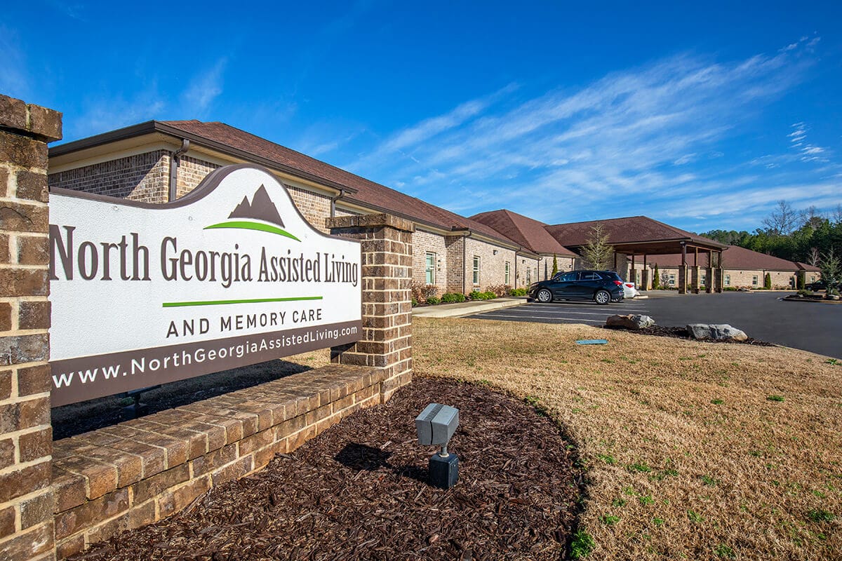 Exterior view of North Georgia Assisted Living facility