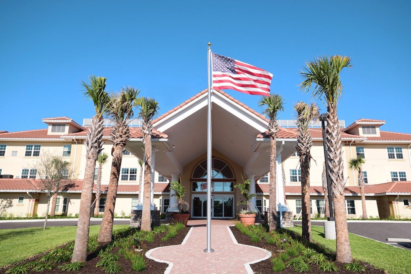 Exterior view of the Stone River Retirement Community