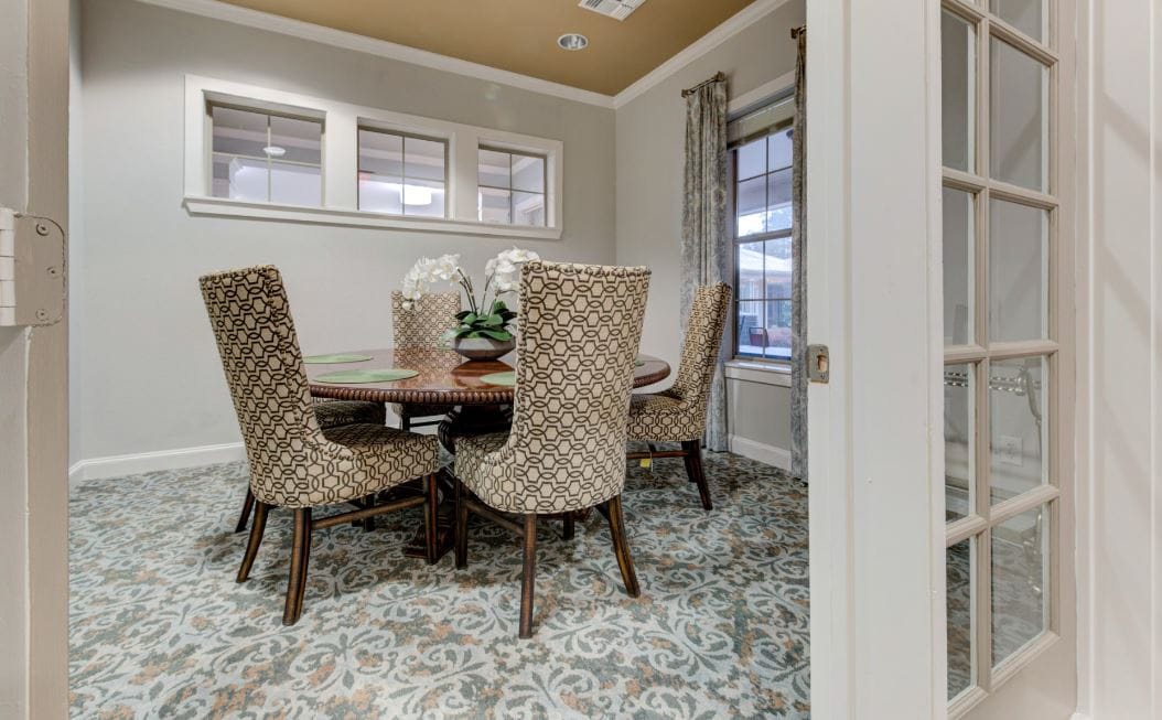 Luxurious common area with elegant decor and furniture