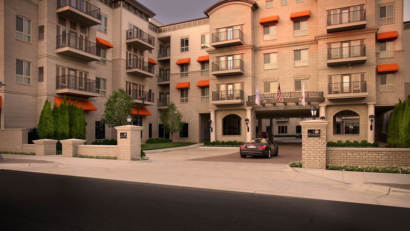Exterior view of All Seasons Birmingham with landscaped entrance