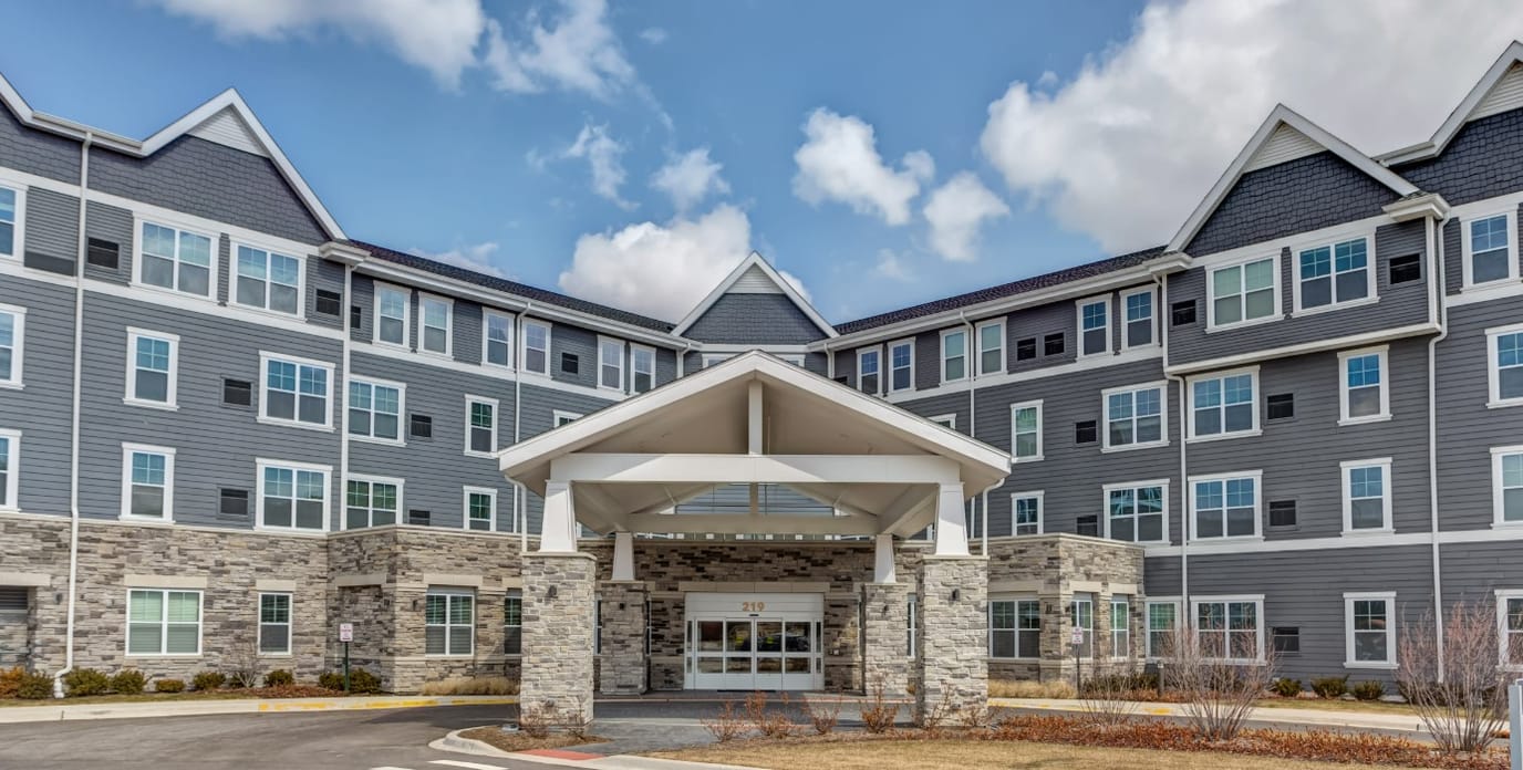Exterior view of the Alto Wheaton facility entrance