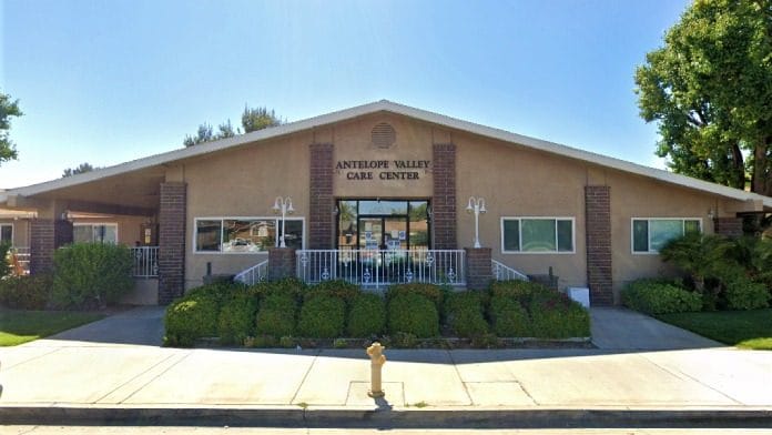 Exterior view of Antelope Valley Care Center