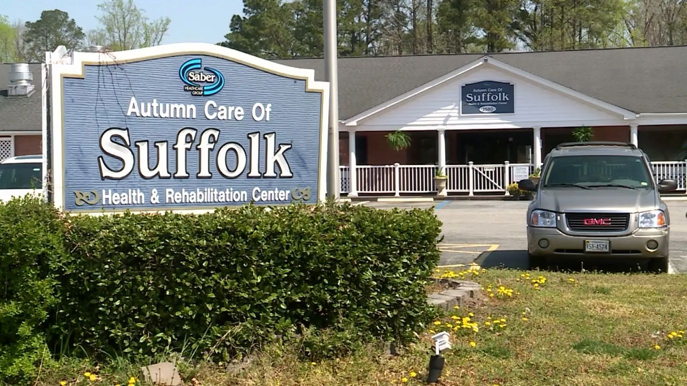 The exterior sign of Autumn Care of Suffolk facility