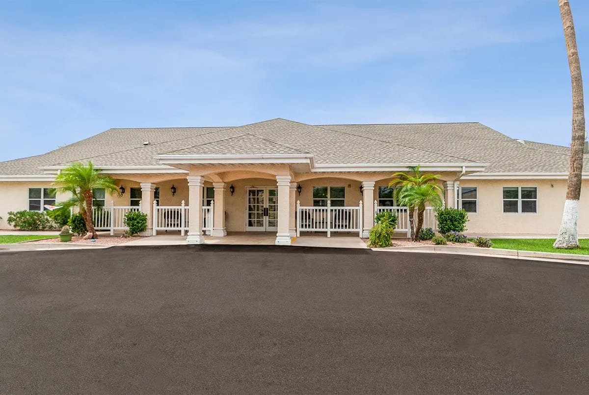 Exterior view of the Avista Senior Living facility