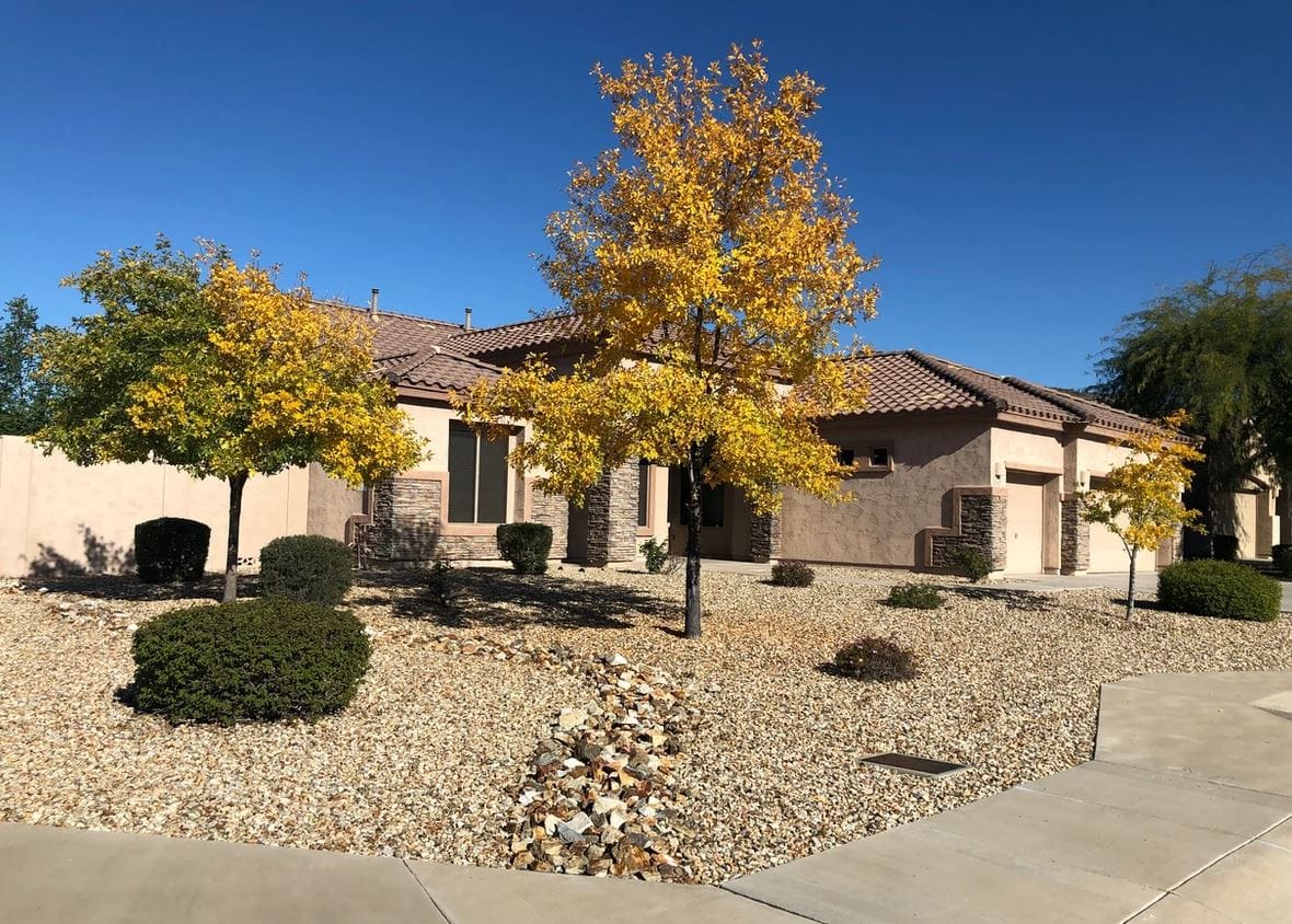 Exterior view of Desert Sanctuary Assisted Living building