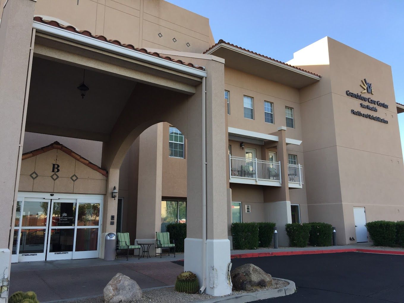 Exterior view of Grandview Terrace Health & Rehabilitation Center