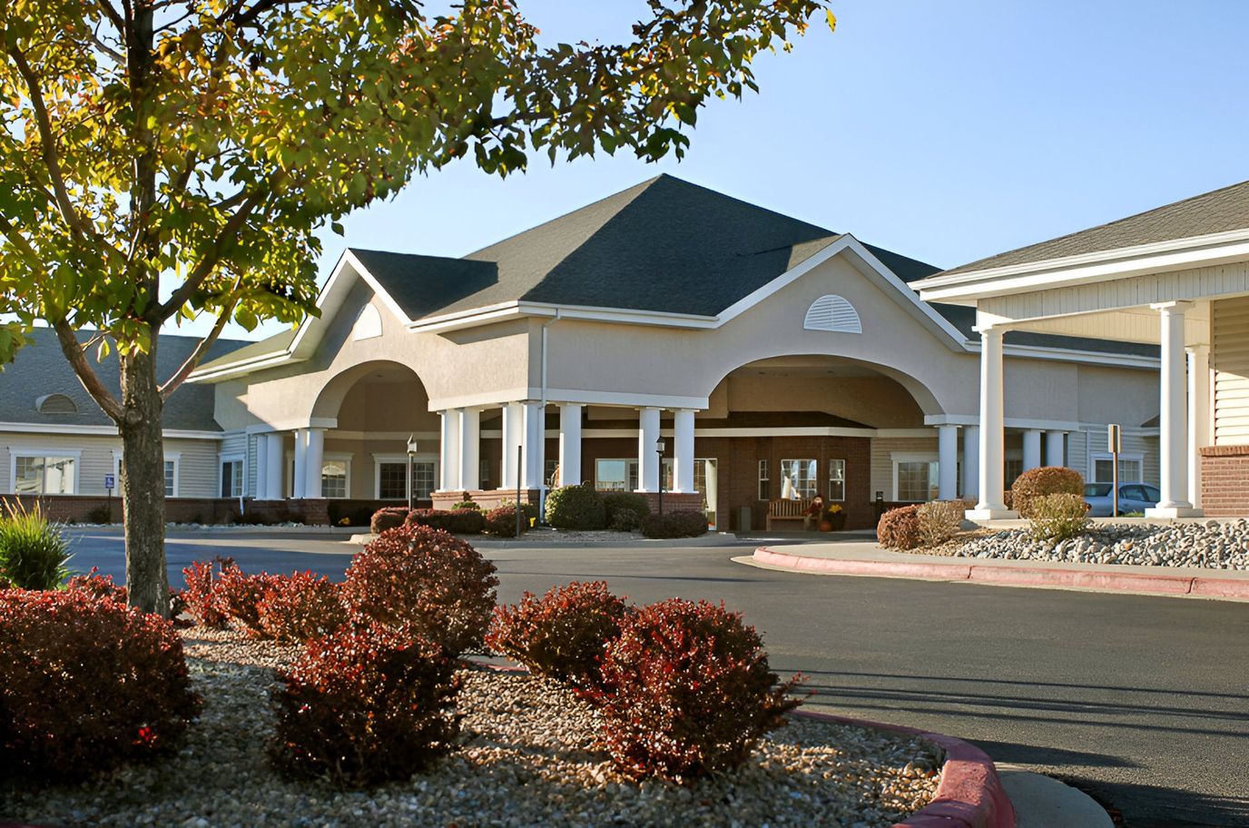 Exterior view of the Life Care Center of Westminster building