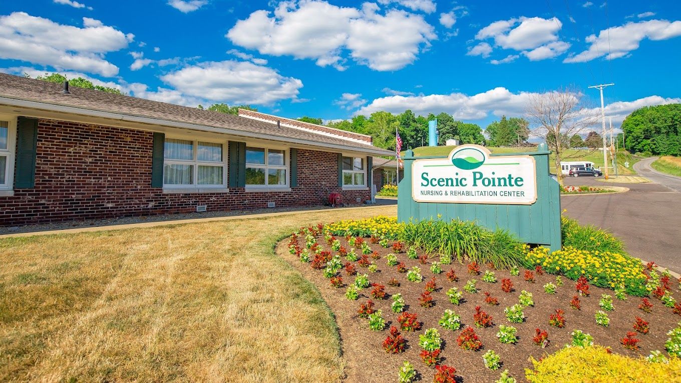 Exterior view of Scenic Pointe Nursing and Rehabilitation Center