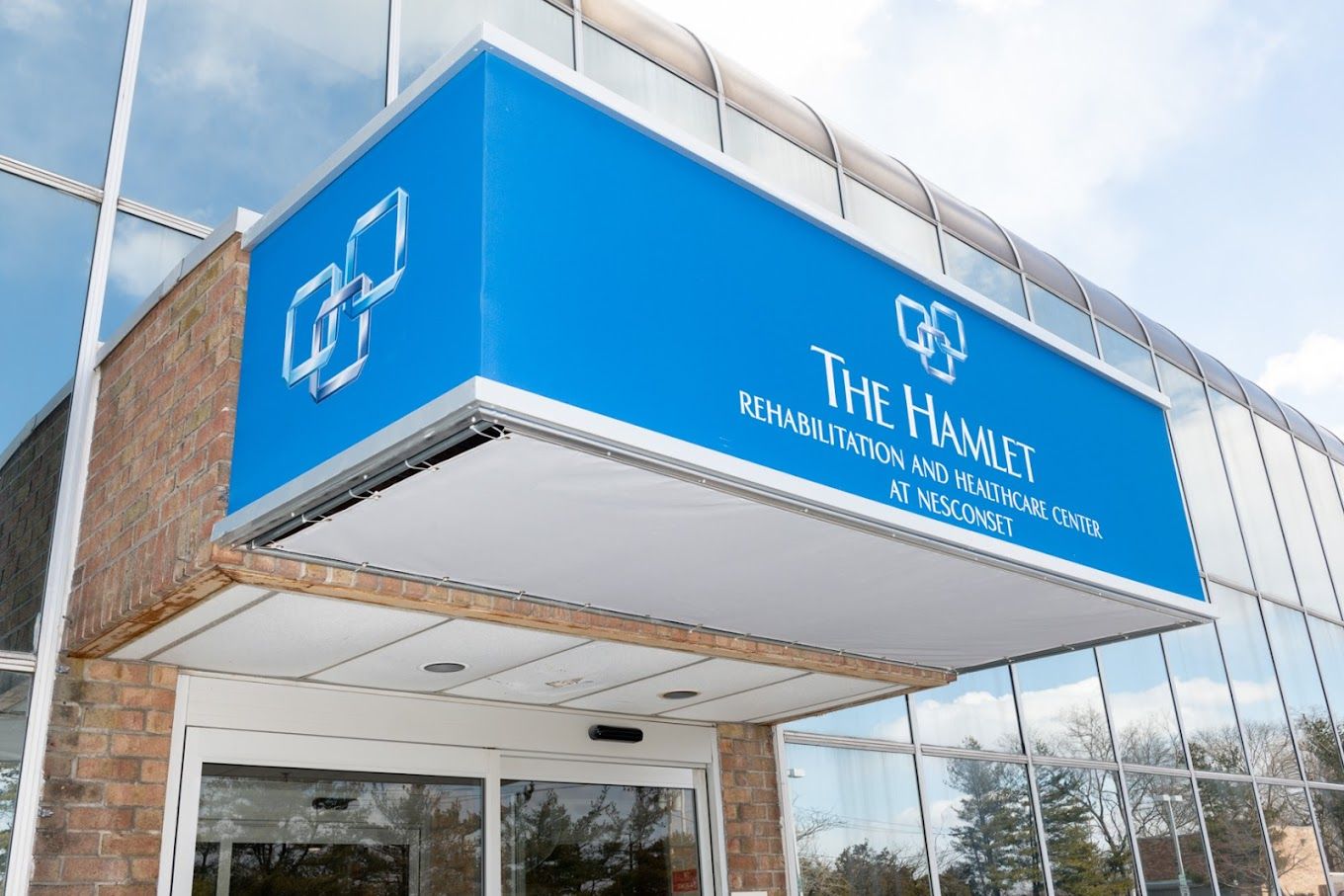 Exterior view of The Hamlet Rehabilitation and Healthcare Center