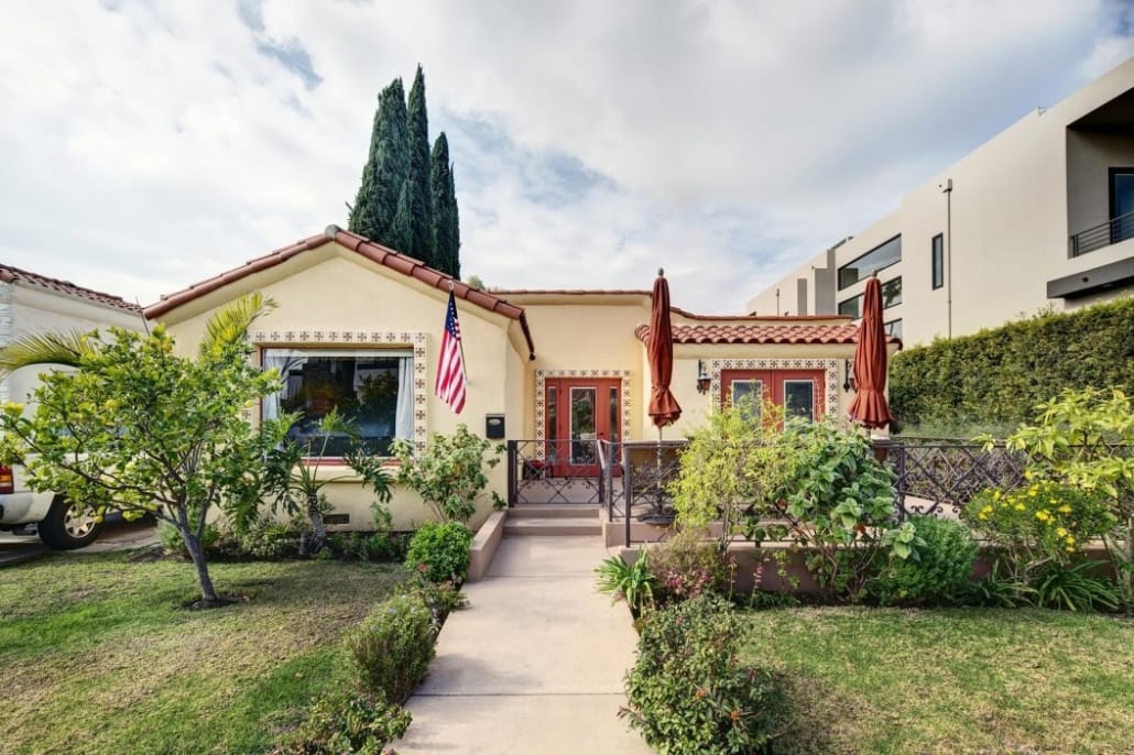 Exterior view of a single-story assisted living facility