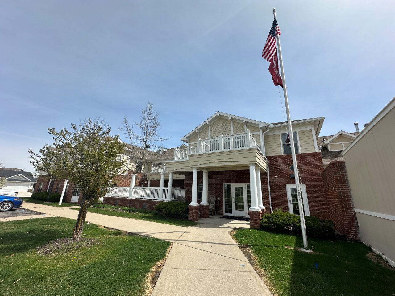 Exterior view of The Courtland Howell assisted living facility