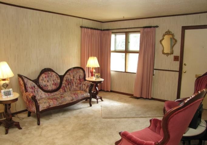 Cozy sitting area in a senior living facility
