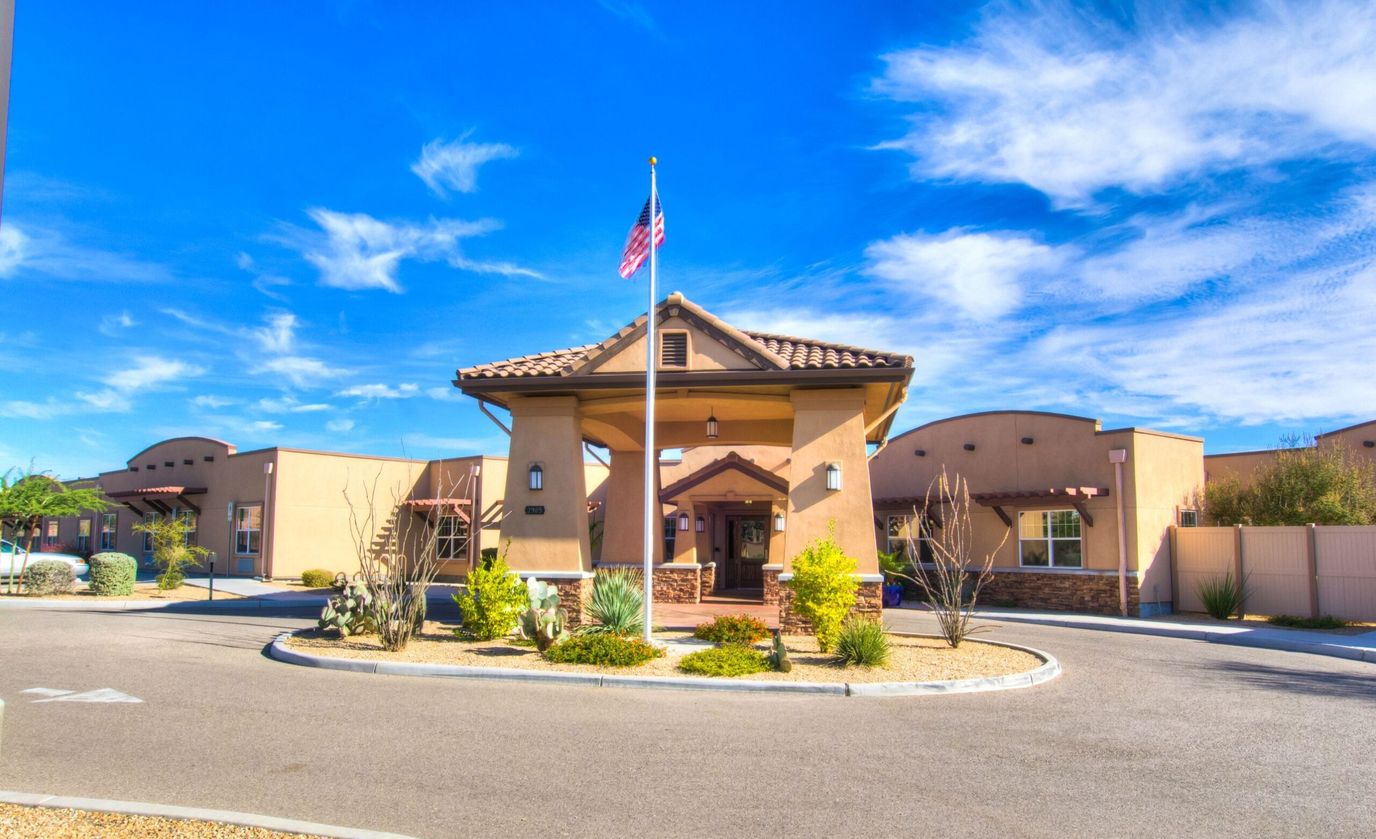 Exterior view of Canyon Valley Memory Care facility