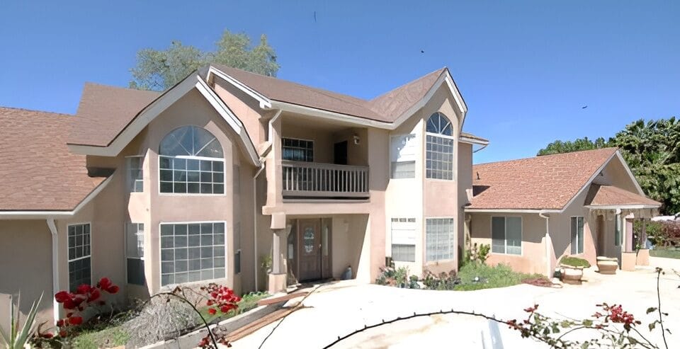 Exterior view of a senior living facility