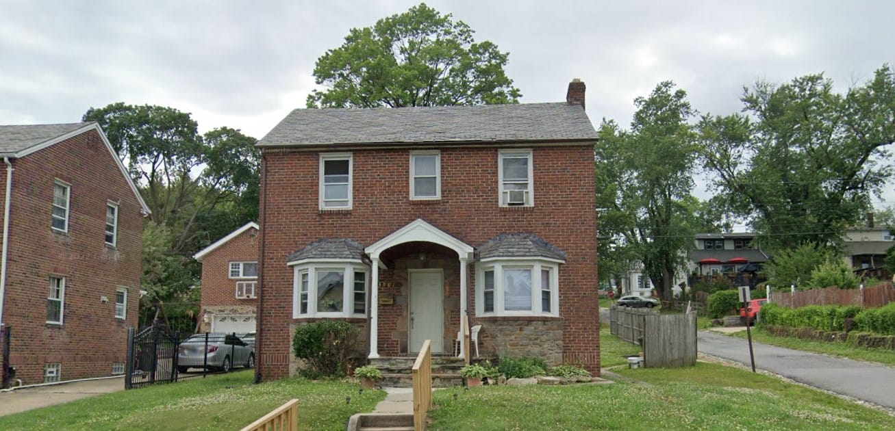 Exterior view of a residential care facility