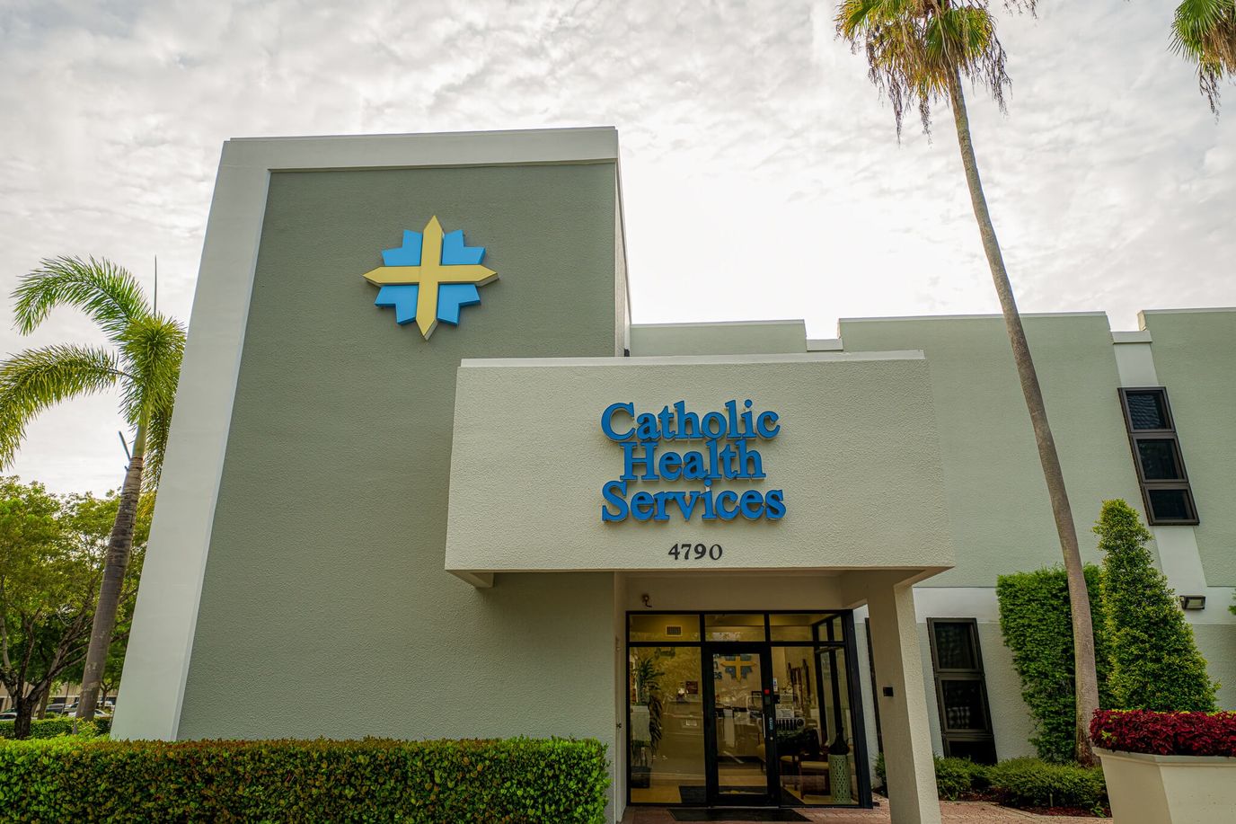 Exterior view of Catholic Health Services facility