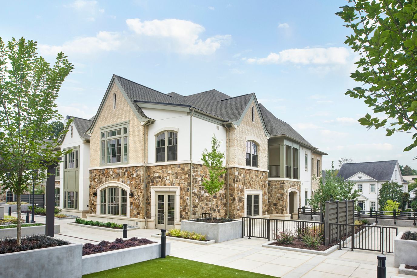 Exterior view of a senior living facility