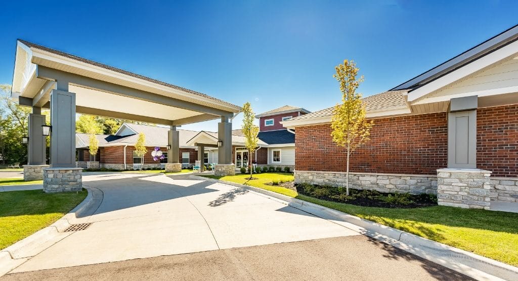 Exterior view of the Provision Senior Living facility