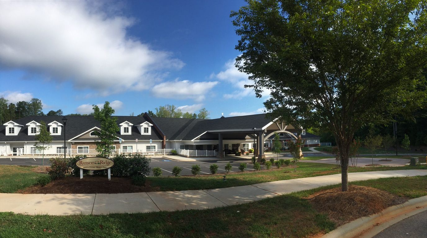 Exterior view of Ranson Ridge Assisted Living facility