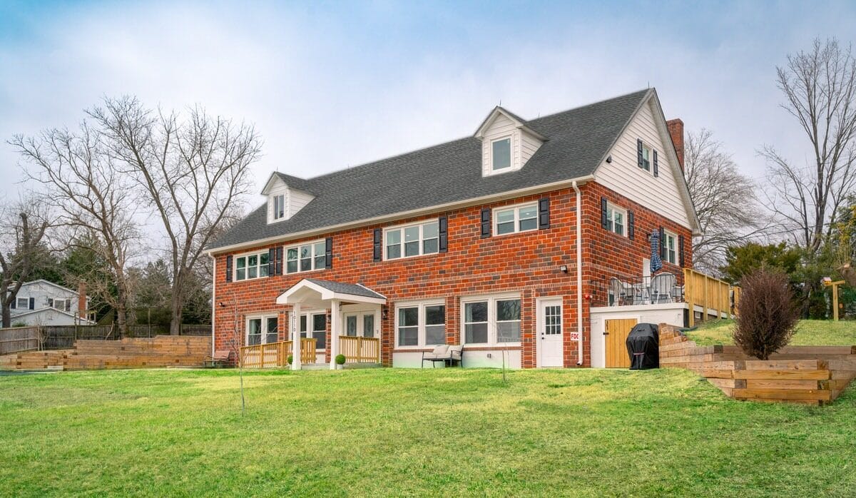 Exterior view of a senior care facility building