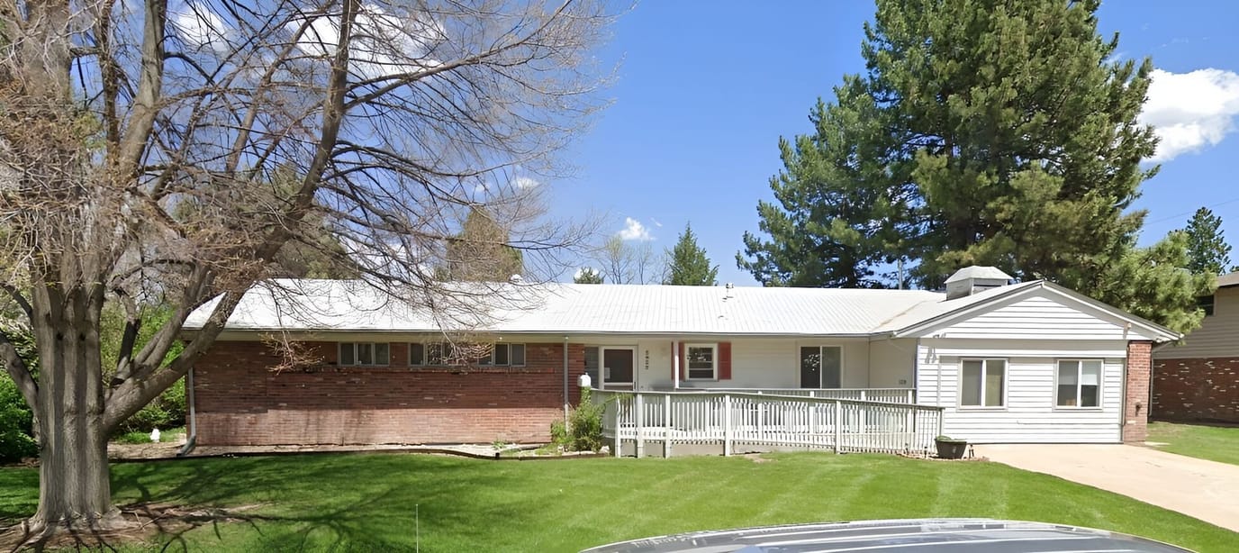 Exterior view of Rose of Sharon Assisted Living facility