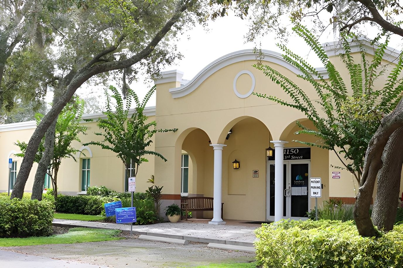 Exterior view of Temple Terrace Resource Center building