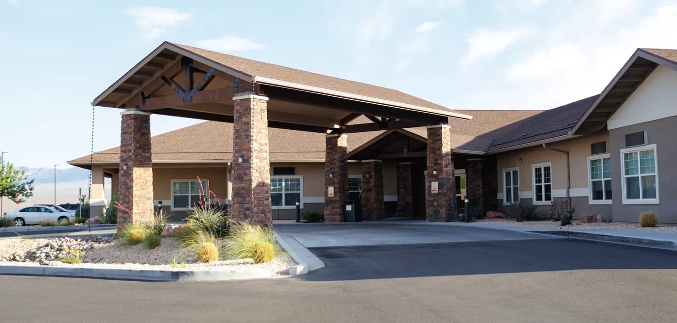 Exterior view of Mesa Valley Estates entrance