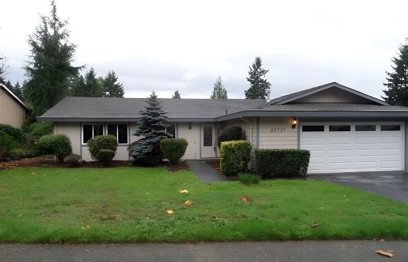Exterior view of a residential adult family home