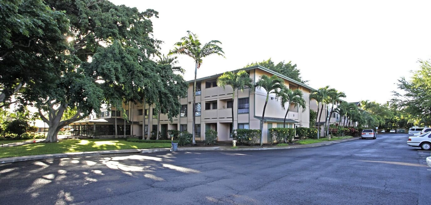 Main exterior view of Hale Mohalu Senior Apartments