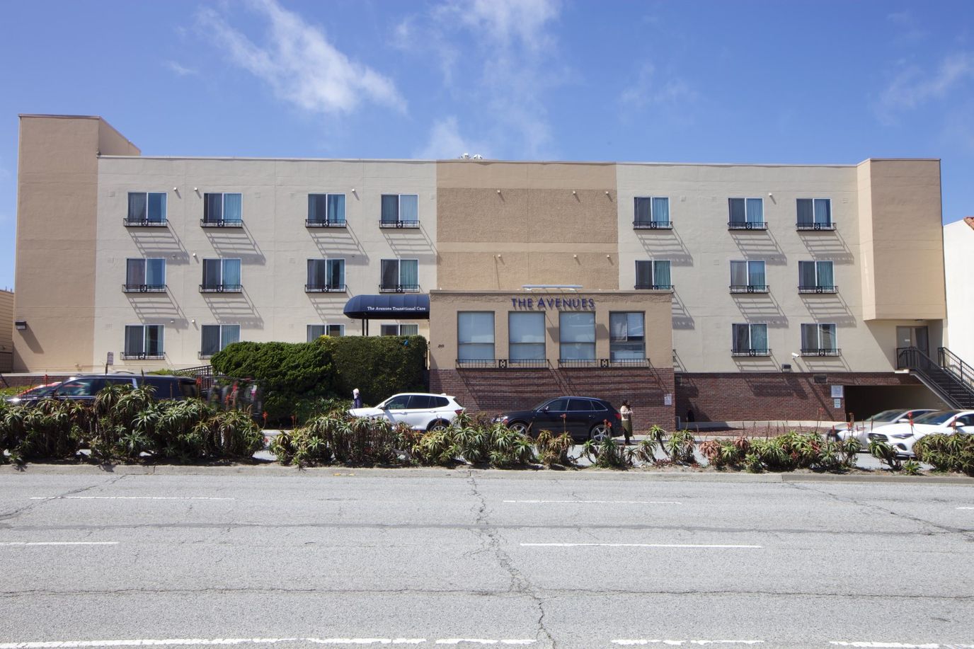 Exterior view of The Avenues Transitional Care Center