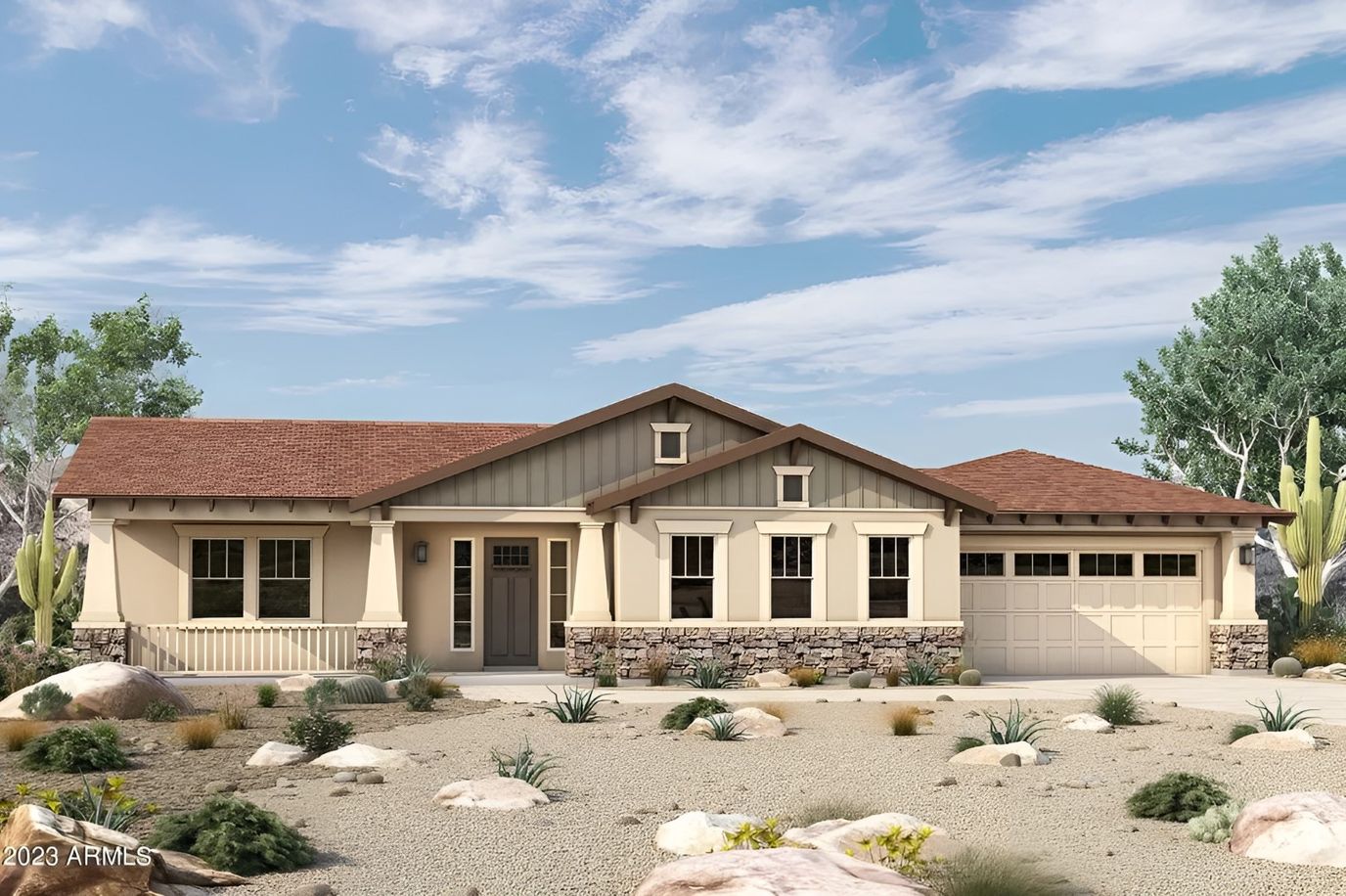 Exterior view of a residential style assisted living facility