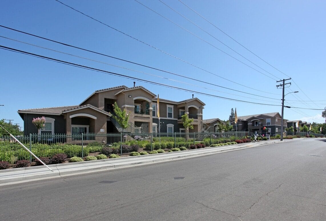 Exterior view of Varenna Senior Apartments