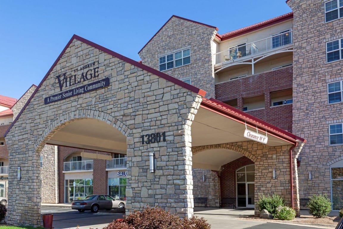 Exterior view of St. Andrew's Village entrance